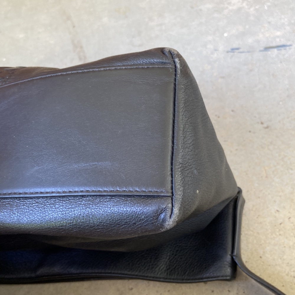 Vince Mod V Python Embossed Bucket Bag - image 6